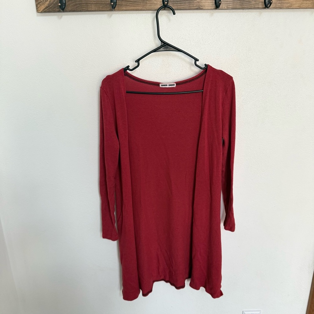 Royal + Reese Red Cardigan